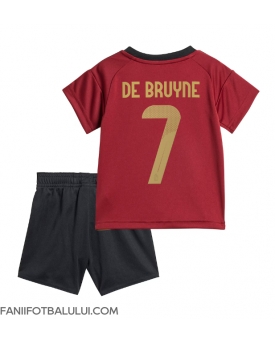 Belgia Kevin De Bruyne #7 Echipament de Fotbal Replică European 2024 Copii Acasa (+ Șorturi)